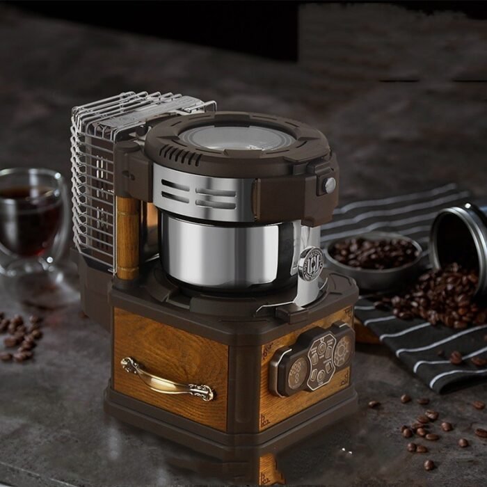 Commercial Fully Automatic Small Retro Bean Baking Machine - Image 5