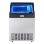 VEVOR Commercial Ice Maker, 265lbs 24H, Ice Maker Machine, 126 Ice Cubes In 12-15 Minutes, Freestanding Cabinet Ice Maker With 88lbs Storage Capacity LED Digital Display, For Home Office Restaurant - Image 5