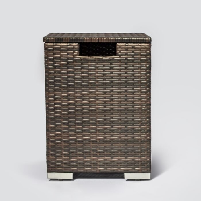 Rattan Propane Tank Cover Gas Bottle Cover Outdoor Wicker Gas Cylinder Cover - Image 4