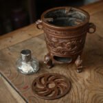 Pure Copper Charcoal Stove Small Size Boiling Tea Stove - Image 3