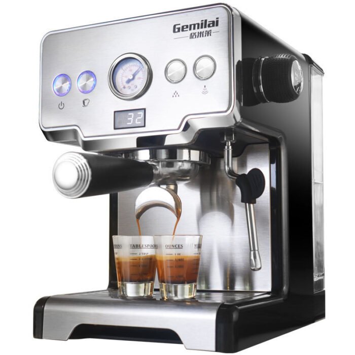 Italian Coffee Machine Household Small Manual Semi-automatic Steam Milk Frother - Image 2