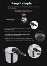 Stainless Steel Pressure Cooker Is Easy To Clean - Image 3