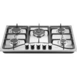 Gas Cooktop 30 Inch, Max 12250BTU 5 Burners Built-in Stainless Steel Gas Stove Top, LPG NG Convertible Dual Fuel Natural Gas Hob With Thermocouple Protection - Image 8