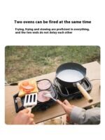 Double-fire Folding Gas Stove Picnic Cooker - Image 5