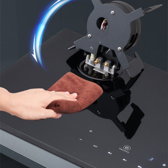 The Flip Of The Household Smart Touch Screen Gas Cooker Is Easy To Clean - Image 3