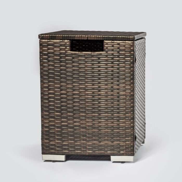 Rattan Propane Tank Cover Gas Bottle Cover Outdoor Wicker Gas Cylinder Cover - Image 7