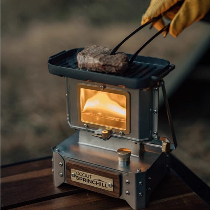 Camping Glass Lamp Mini Stove Tea-boiling - Image 1