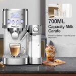 Geek Chef Espresso And Cappuccino Machine With Automatic Milk Frother,20Bar Espresso Maker For Home, For Cappuccino Or Latte,with ESE POD Filter, Stainless Steel, Gift For Coffee Lover Ban On Amazon - Image 10