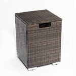 Rattan Propane Tank Cover Gas Bottle Cover Outdoor Wicker Gas Cylinder Cover - Image 8