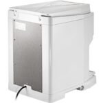 VEVOR Ice Shaver Machine Electric, Snow Cone Machine Commercial 265 LBS H, Shaved Ice Machine W Ice Hopper Lid, 250W Ice Crusher W Drain Pipe Tabletop Shaved Ice Maker W Adjustable Fineness White - Image 4