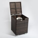 Rattan Propane Tank Cover Gas Bottle Cover Outdoor Wicker Gas Cylinder Cover - Image 2