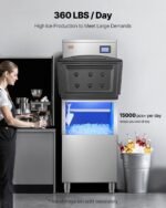Commercial Ice Maker Machine 360 Lbs Day Self-Cleaning Ice Machine - Head Only - Image 3