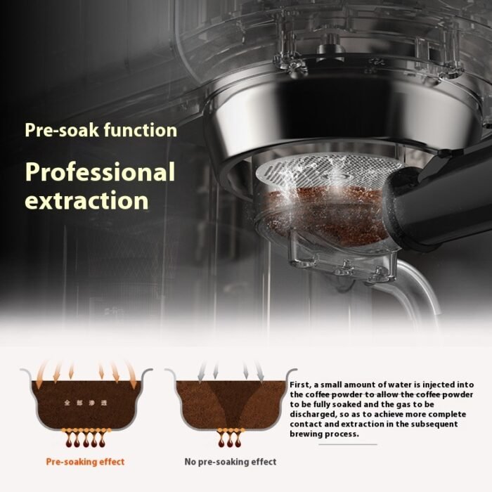 Italian American Hot And Cold Double Temperature Semi-automatic Household Coffee Machine - Image 4