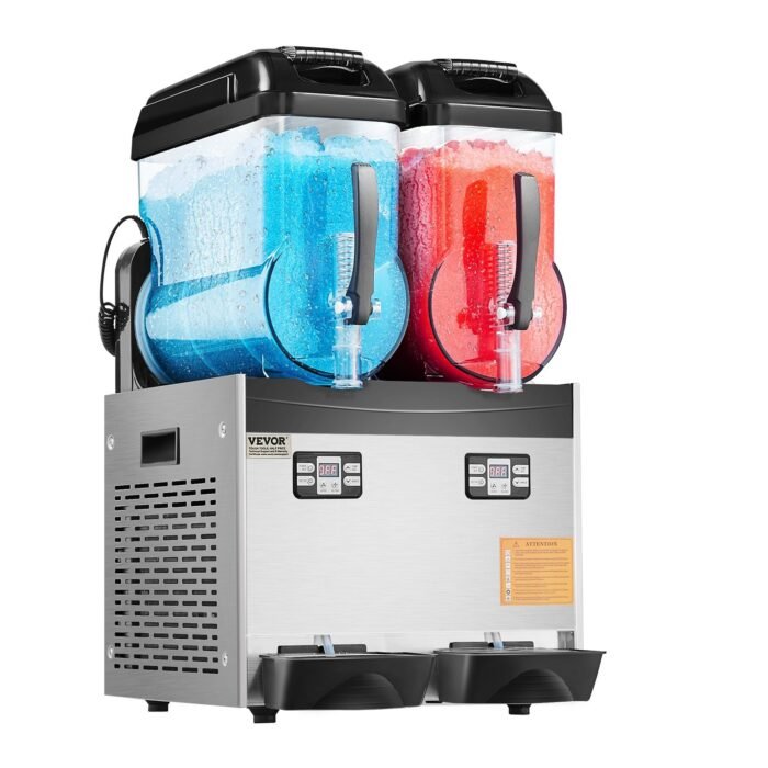 12Lx2 Tank Commercial Slushy Machine Margarita Smoothie Drink Maker - Image 8