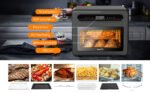Geek Chef Steam Air Fryer Toast Oven Combo , 26 QT Steam Convection Oven Countertop , 50 Cooking Presets, With 6 Slice Toast, 12 In Pizza, Black Stainless Steel. Prohibited From Listing On Amazon - Image 5