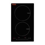 Electric Cooktop, 2 Burners, 12 Induction Stove Top, Built-in Magnetic Cooktop 1800W, 9 Heating Level Multifunctional Burner, LED Touch Screen W Child Lock  Over-Temperature Protection - Image 9