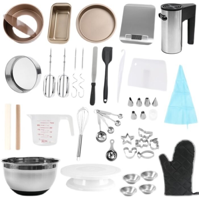 Baking Tools Oven Cake Mold Pan Full Set Pizza Plate - Image 3