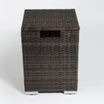 Rattan Propane Tank Cover Gas Bottle Cover Outdoor Wicker Gas Cylinder Cover - Image 9
