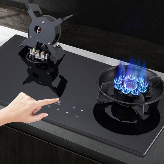 The Flip Of The Household Smart Touch Screen Gas Cooker Is Easy To Clean - Image 1