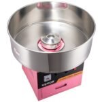 VEVOR Electric Cotton Candy Machine, 1000W Candy Floss Maker, Commercial Cotton Candy Machine With Stainless Steel Bowl, Sugar Scoop, And Drawer, Perfect For Home Kids Birthday, Family Party Pink - Image 6