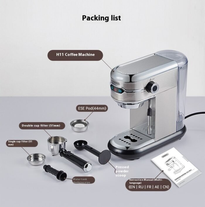 Italian American Hot And Cold Double Temperature Semi-automatic Household Coffee Machine - Image 5