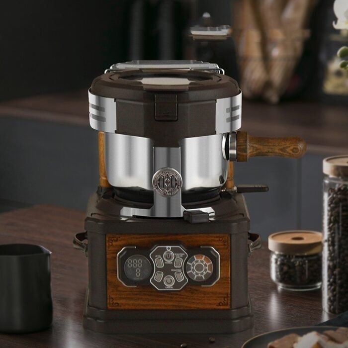 Commercial Fully Automatic Small Retro Bean Baking Machine - Image 1
