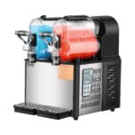 Commercial Slushy Machine, 3LX2 Tank Slush Drink Maker, Drink Machine With Temperature Preservation, Stainless Steel Home Slush Drink Machine With Automatic Clean, Black - Image 4