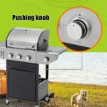 Propane Grill 3 Burner Barbecue Grill Stainless Steel Gas Grill With Side Burner, 37,000 BTU Outdoor Cooking, Patio, Garden Barbecue Grill, Black And Silver - Image 7