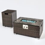 Rattan Propane Tank Cover Gas Bottle Cover Outdoor Wicker Gas Cylinder Cover - Image 3