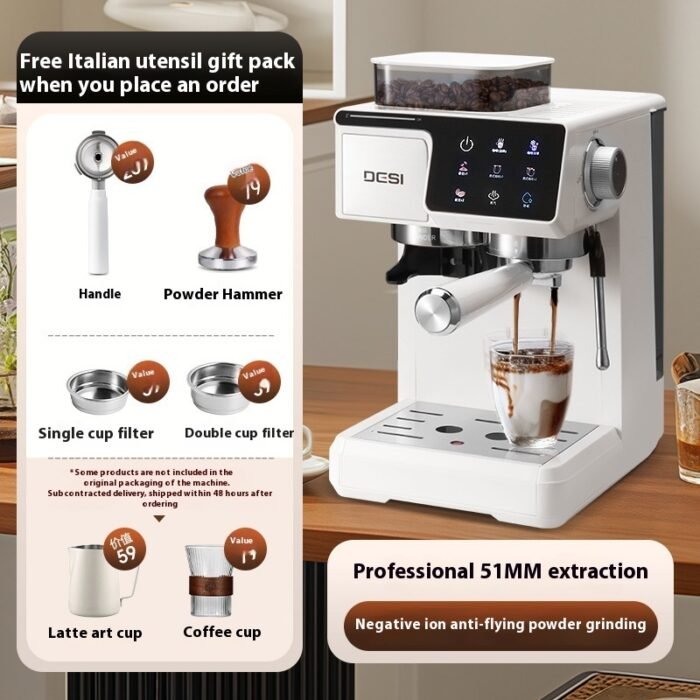 Double Extraction Coffee Machine Espresso Household Steam Milk - Image 7