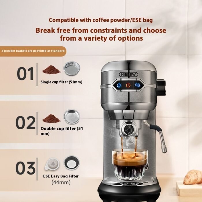 Italian American Hot And Cold Double Temperature Semi-automatic Household Coffee Machine - Image 1