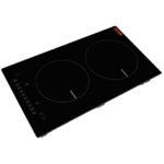 Electric Cooktop, 2 Burners, 12 Induction Stove Top, Built-in Magnetic Cooktop 1800W, 9 Heating Level Multifunctional Burner, LED Touch Screen W Child Lock  Over-Temperature Protection - Image 6
