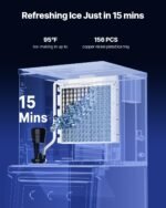 Commercial Ice Maker Machine 360 Lbs Day Self-Cleaning Ice Machine - Head Only - Image 4